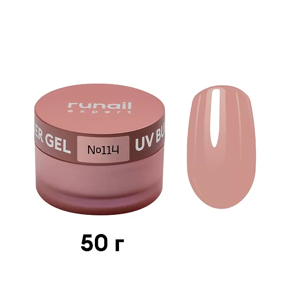 Runail Expert, Гель моделирующий UV BUILDER GEL №114, 50г банка